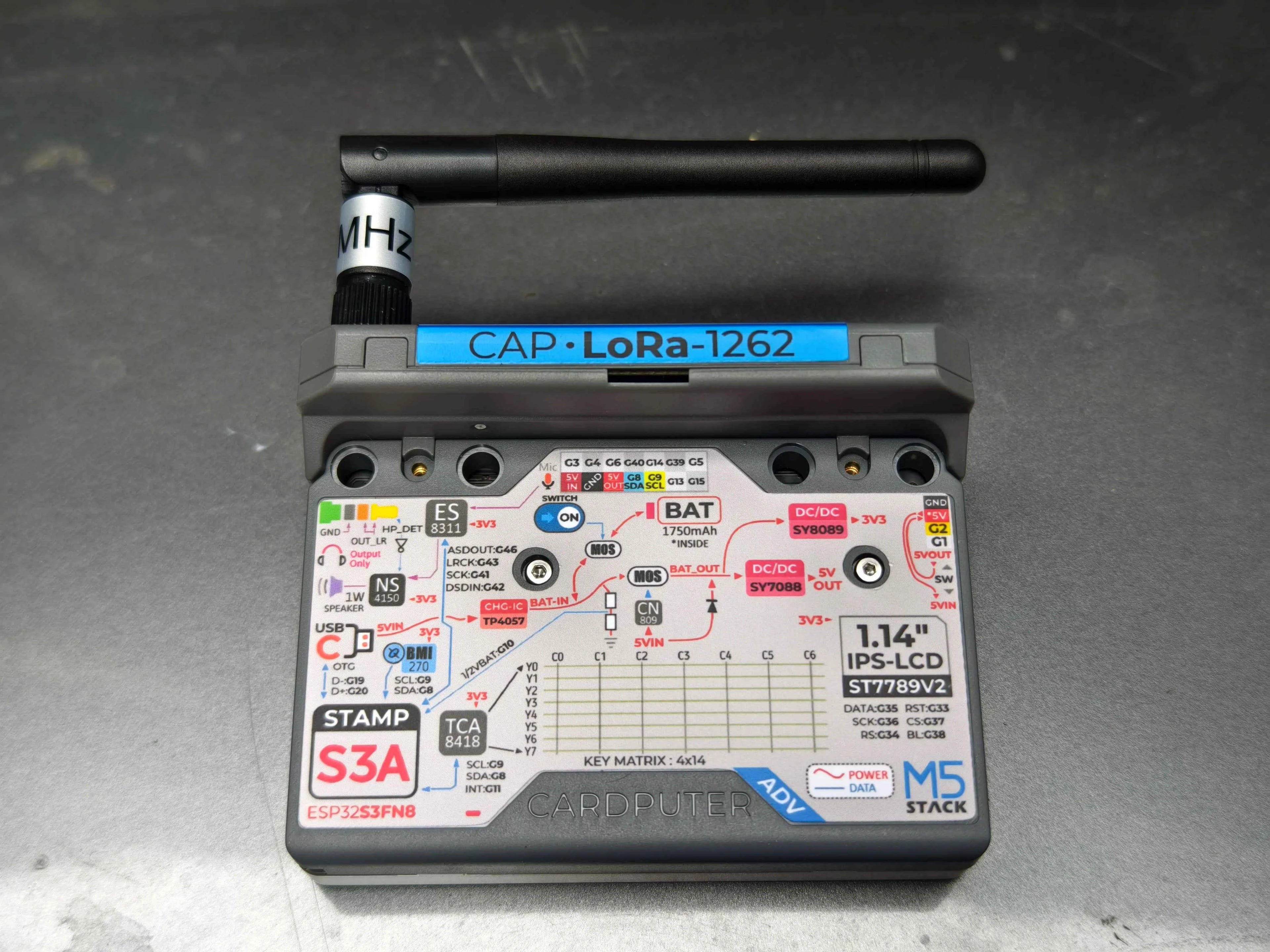M5Stack Cardputer Adv Programmable Computer StampS3A IoT Controller 56Key Keyboard Card Microcontrolle Development Kit