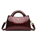 KAIDIFEINIROO Kangaroo Brand Alligator Pu Leather Shoulder Crossbody Bag Clutch Hand Bags for Mother Small Women Handbags New