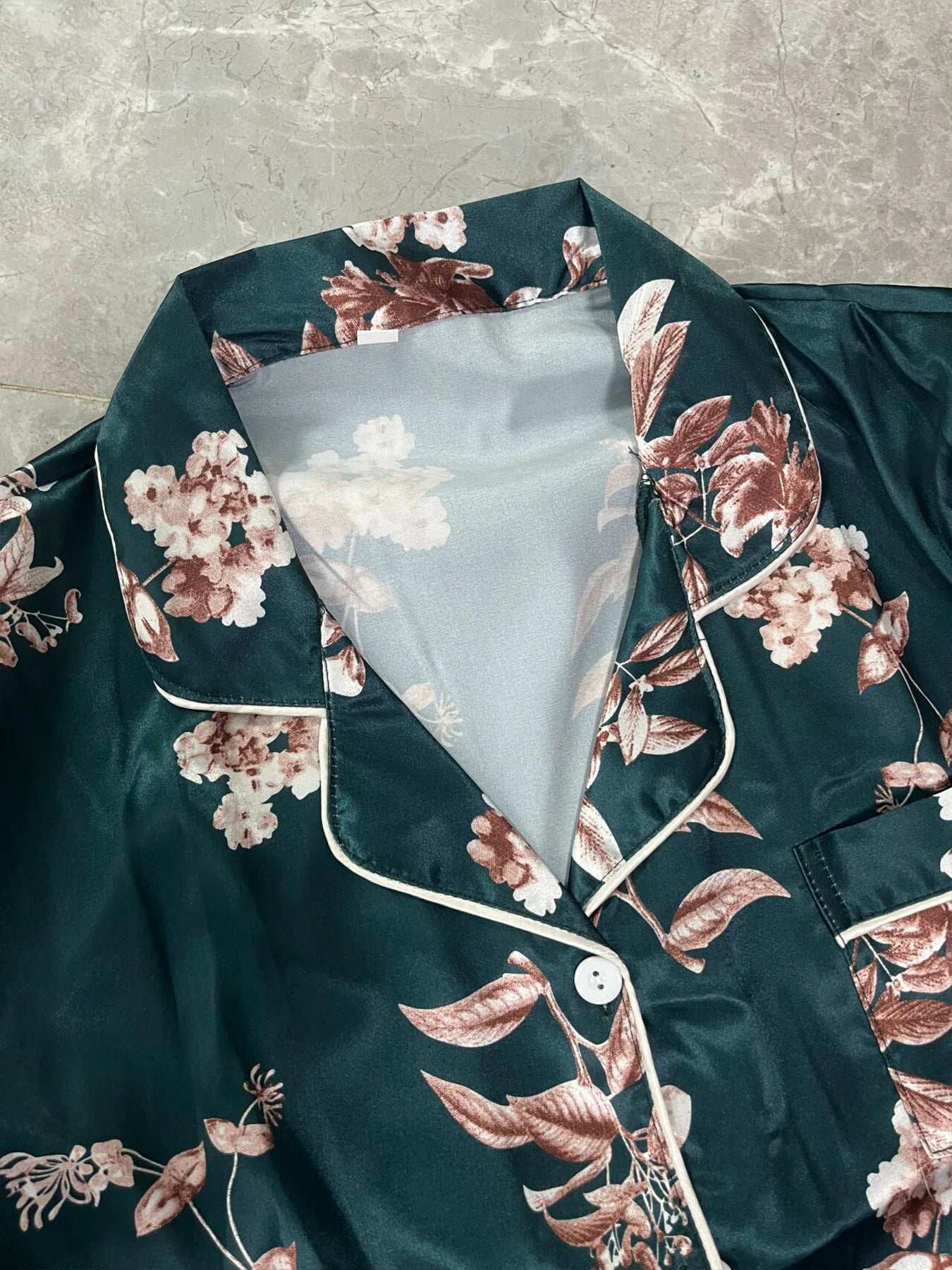 2-Piece Women's Sleepwear Set Pajama Casual Collar Short Sleeve Shirt With Shorts All Season Comfortable Sleepwear And Home Wear