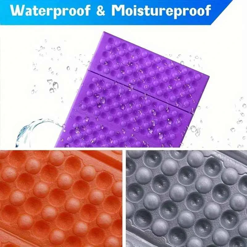 Honeycomb Massage Mat Fold XPE Cushion Outdoor Hiking Camping Training Park Foldable Pillow Picnic Sitting Moisture-proof Pad