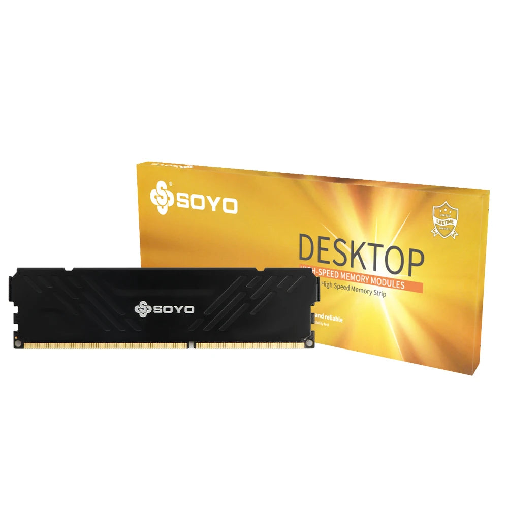 SOYO Memoria Ram DDR3 8GB Desktop 1600 Mhz DIMM Memory Module Ram For Intel & AMD 64Bit 240Pin 1.5V PC3-12800 PC Gameing