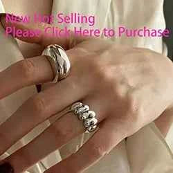 VENTFILLE 925 Sterling Silver Irregular Ring for Women Geometry Versatile Minimalism  Accessories Jewelry Gift Dropshipping