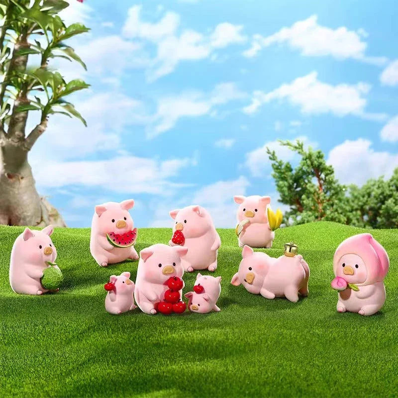 Genuine Cute Pig Fruit Series Trendy Toys, Toys, Birthday Gifts, Creative Cartoon Piggy Handmade Blind Box