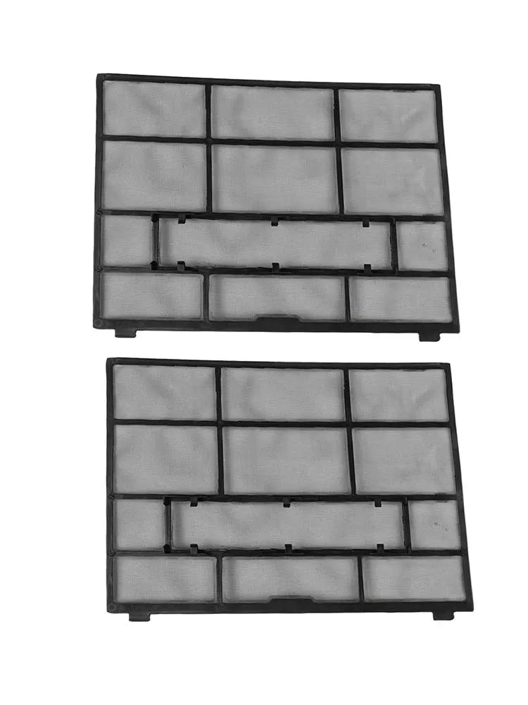 2Pcs/Set Plastic Air Conditioner Filter Mesh Indoor Unit Hanging Dust Screen Household Air Conditioning Filter Accessories