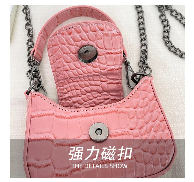 Best Superstar Show Original Diaper Bag, Retro Textured Leather, High-End Minimalist Crossbody Handbag For Party