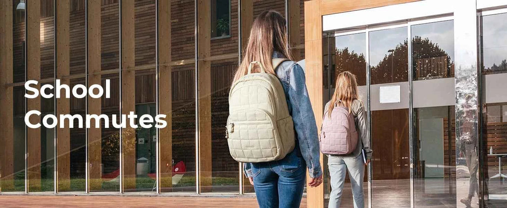 BAGSMART Women's Backpack Large Capacity Travel Backpack Simple Female Bags School College Laptop Backpack for Girls