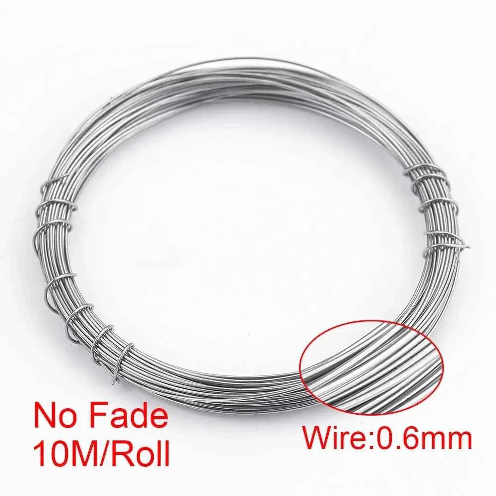 10M/Roll Stainless Steel Jewelry Wire Components for Jewelry Making Steel Wire Jewelry Cord String DIY Jewellry Accessoires