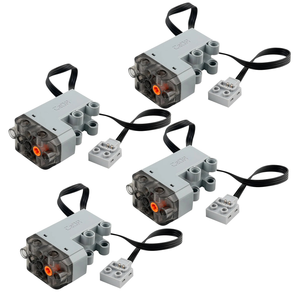 CaDA Technical Motor Parts Upgrade M/L Servo Motor Building Blocks Car Model Power Mechanical Compatible with Legoeds DIY Toys
