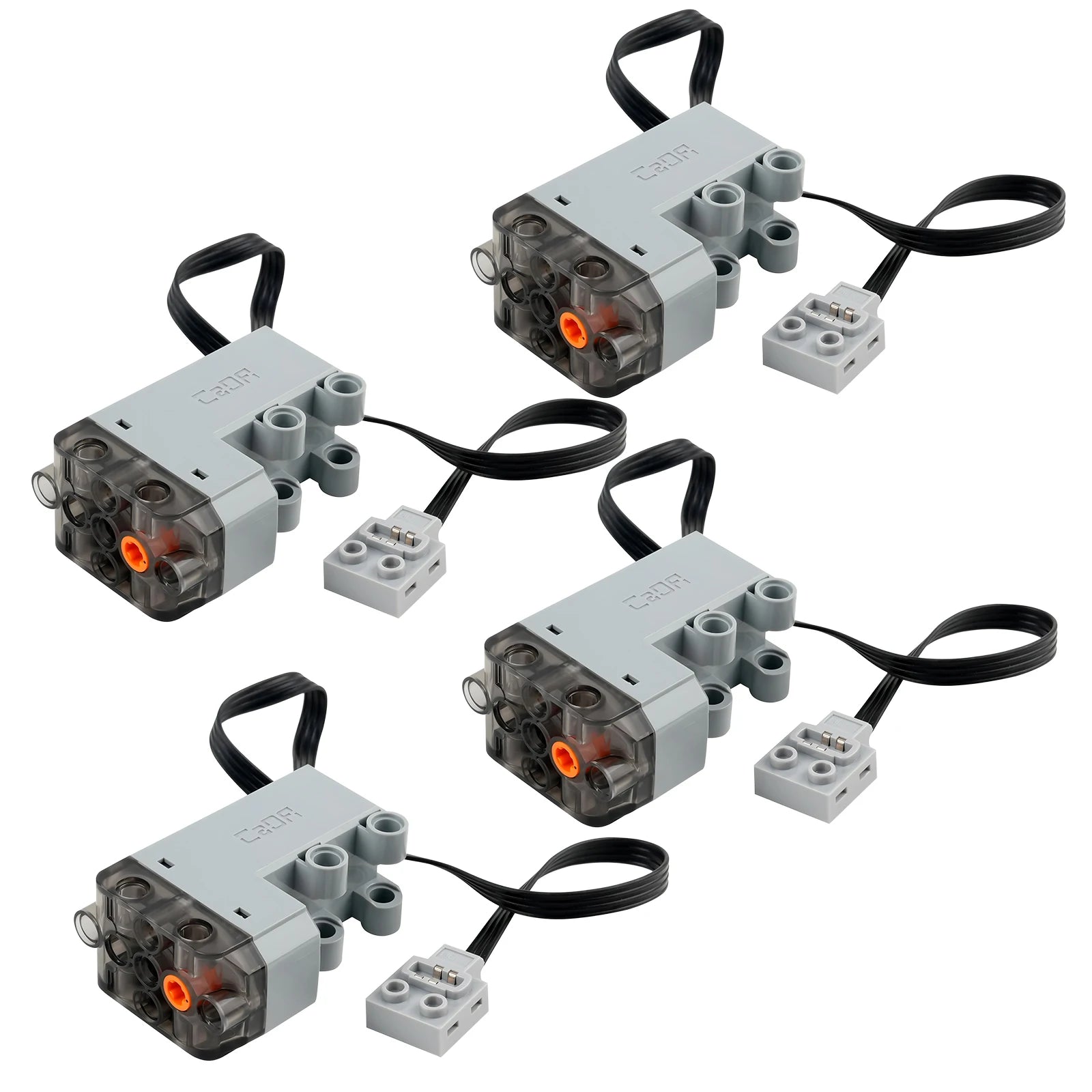 CaDA Technical Motor Parts Upgrade M/L Servo Motor Building Blocks Car Model Power Mechanical Compatible with Legoeds DIY Toys