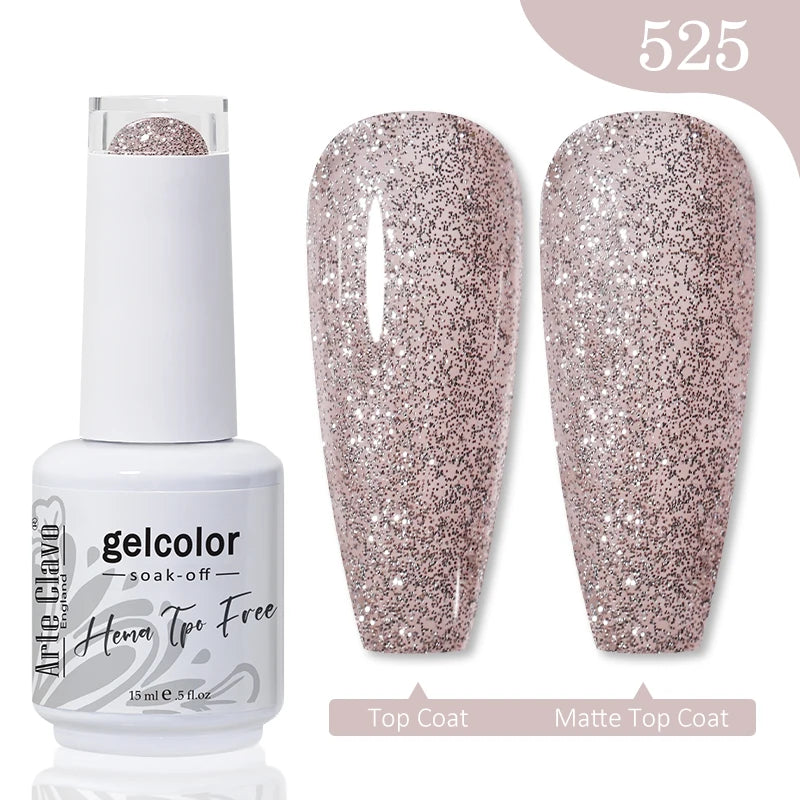 Arte Clavo TPO HEMA FREE Top Quality Discount Price 131 Colors Nail Gel Polish New Formula Nail Gel 15ml Bottle UV Gel Varnish