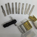 Steel Locksmith Tools For Extreme Storm Tin Foil Tools Set Locksmith Lock Open Keys Repair Tools