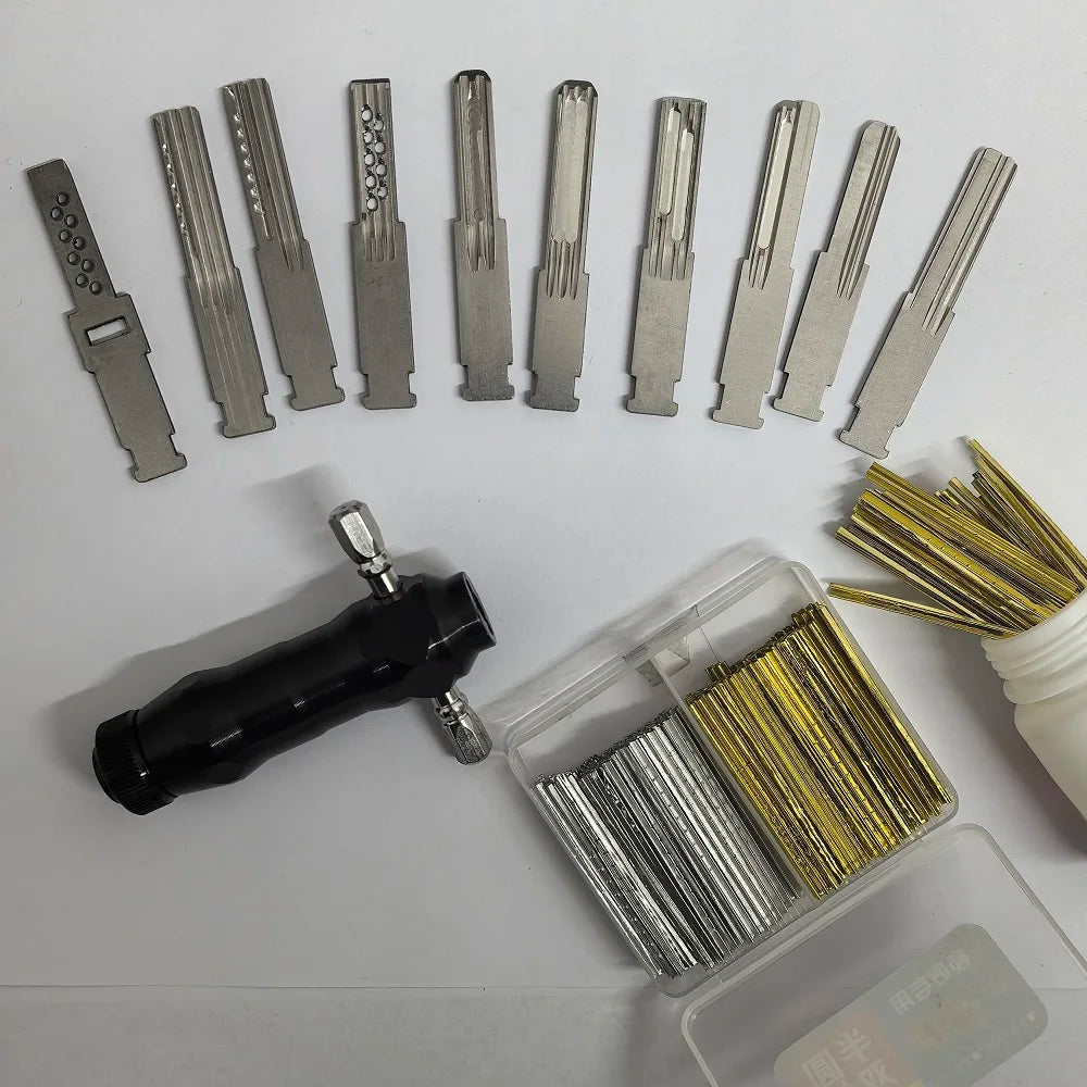 Steel Locksmith Tools For Extreme Storm Tin Foil Tools Set Locksmith Lock Open Keys Repair Tools