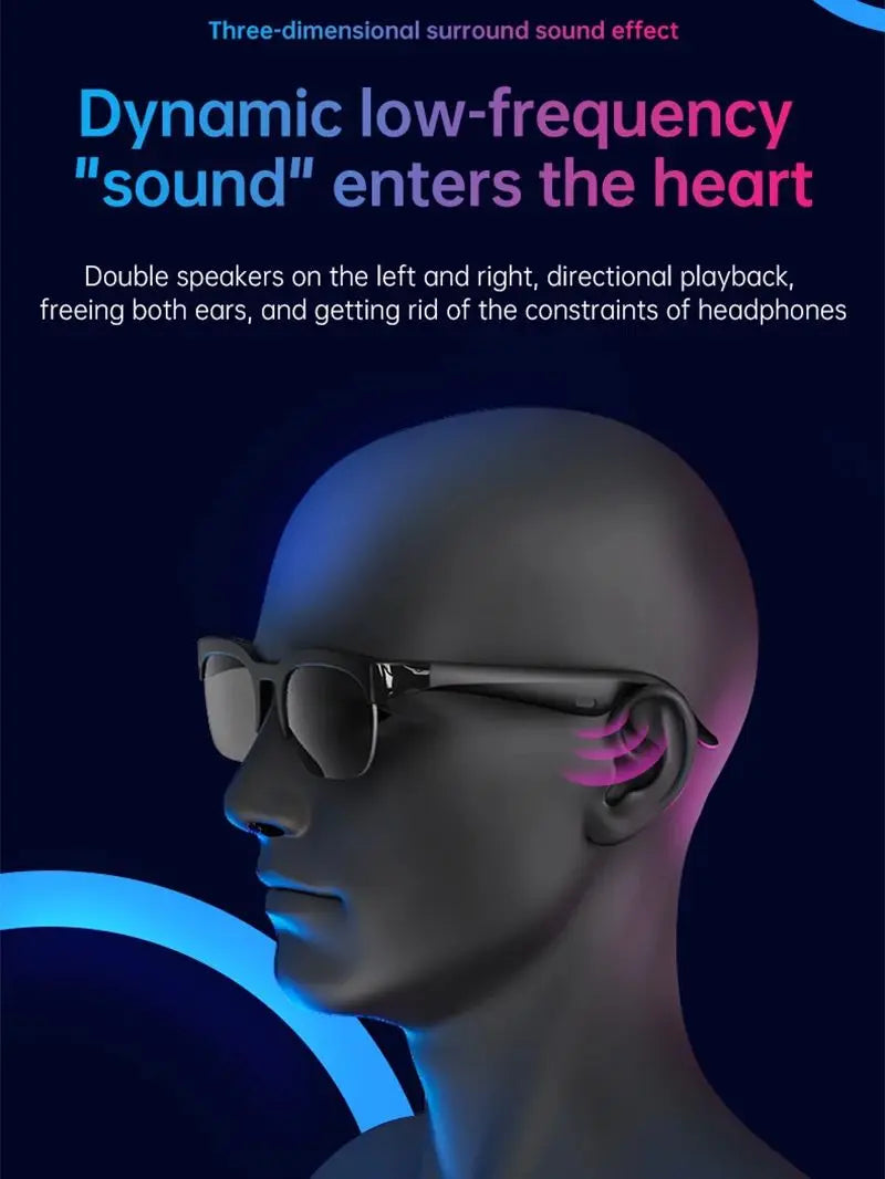 AI Translation Smart Glasses With Bluetooth Audio