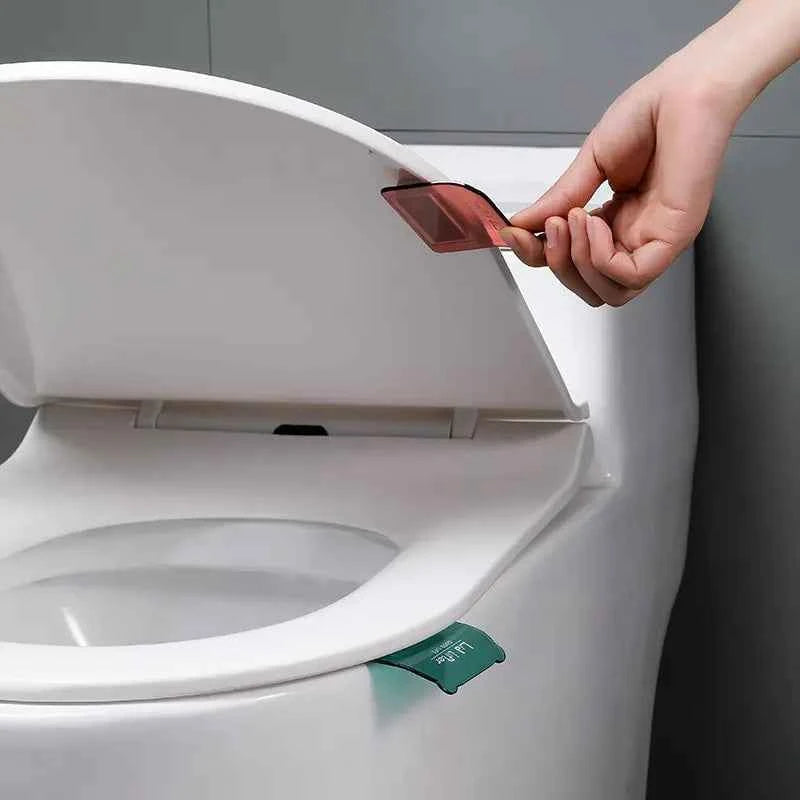 1 Pc Toilet Lid Lifting Device Light and Small PS Material to Lift the Toilet Lid Bathroom Supplies
