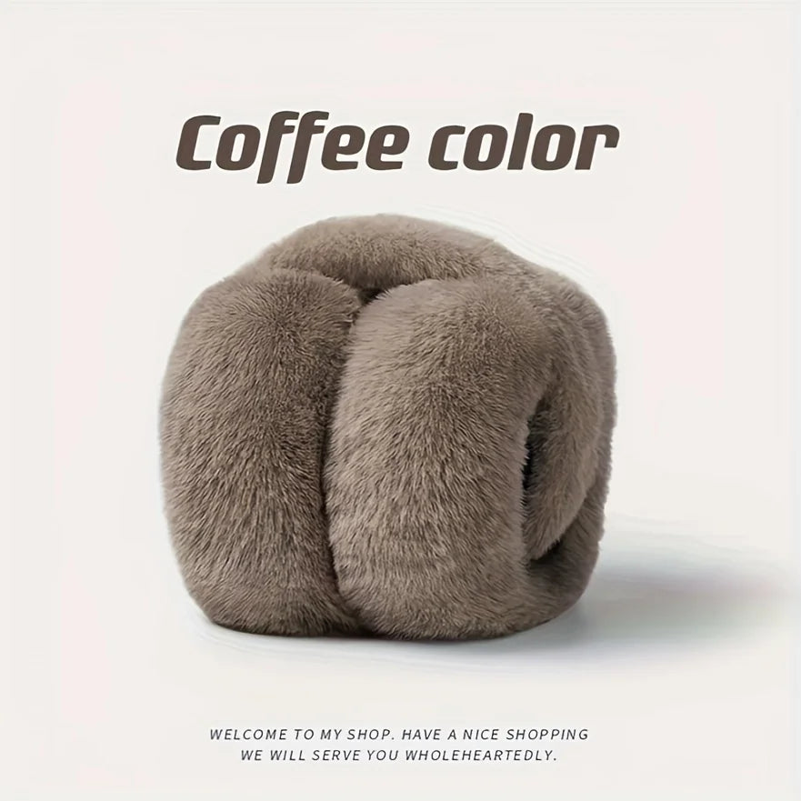 Foldable and Adjustable Women's Winter Ear Muffs Fashion Ear Cover for winter Outdoor Cold Protection Ear-Muffs Folding Earflap