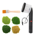ABS Antiskid Handle Mini Static Grass Flocking Applicator with 4 Colors of Grasspowders for DIY Scenic Modelling Sand Table