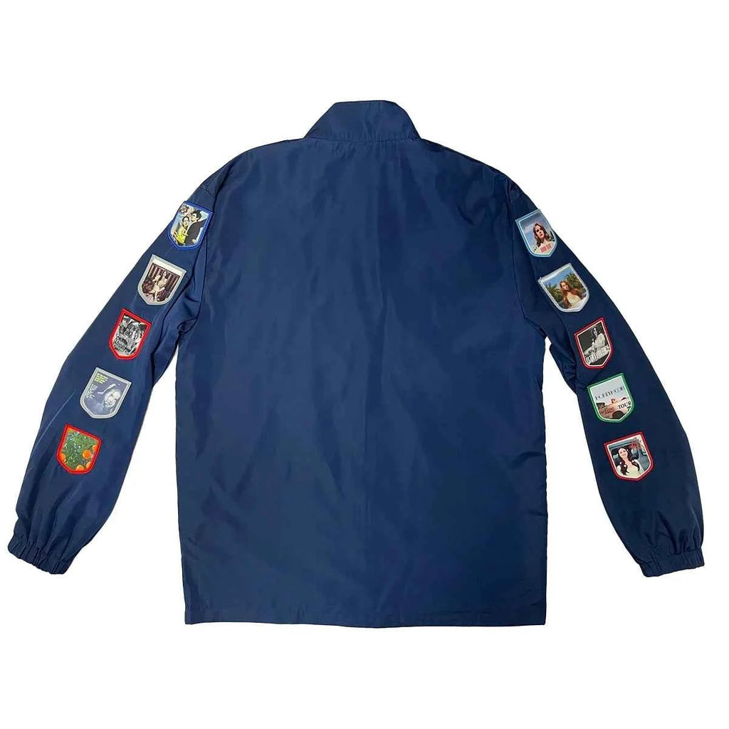 Lana Merch Commemorative LDR Racer Jackets 2025 Navy For Women And Men Racing Jacket With Patches Del Top Coat Reys Lady Clothes
