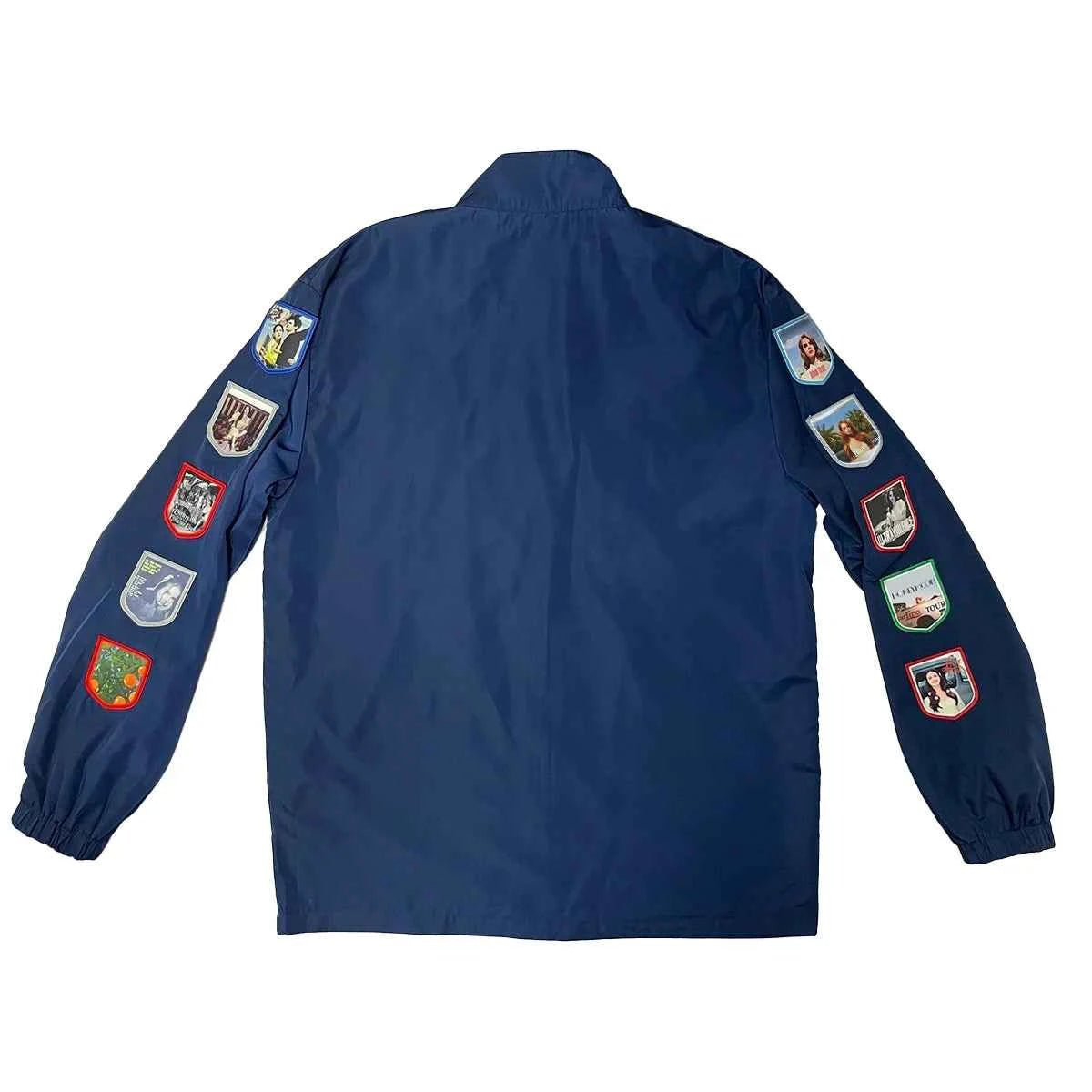 Lana Merch Commemorative LDR Racer Jackets 2025 Navy For Women And Men Racing Jacket With Patches Del Top Coat Reys Lady Clothes