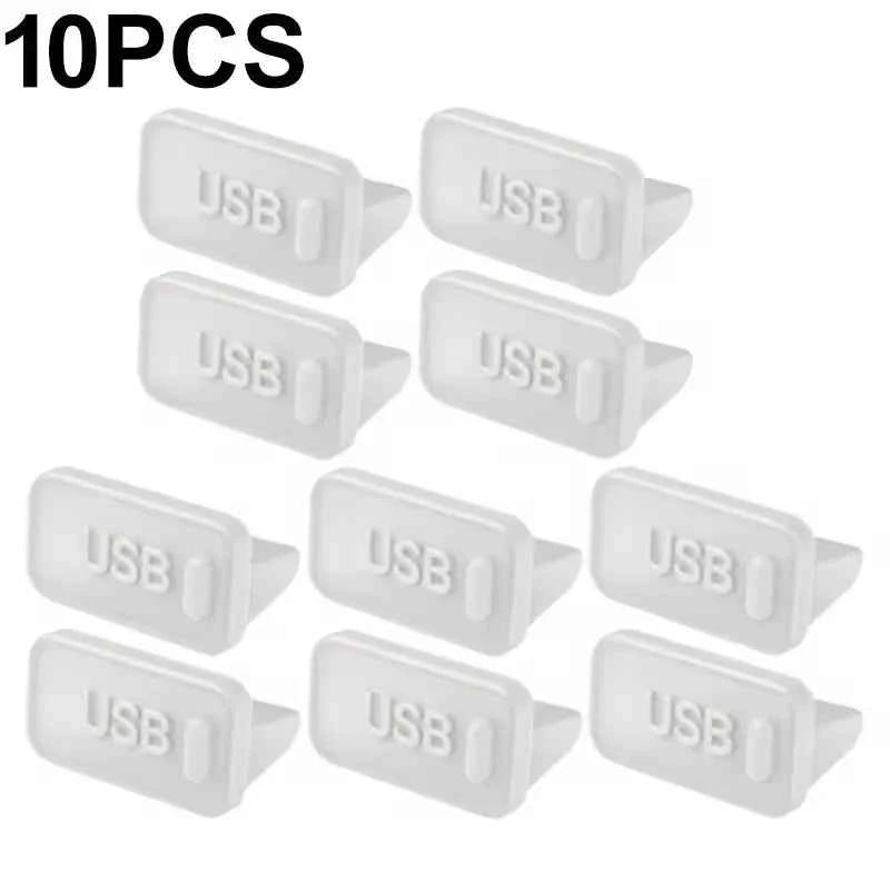 Dust Plug for USB -A Charger Port Cover Cap Female Jack Universal Silicone Dustproof USB-A Ports Protector PC Notebook Laptop
