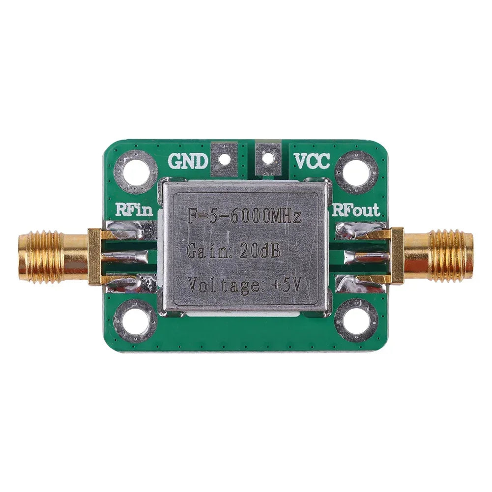 5-6000MHz Power Amplifier 5-6000MHz Gain 20dB Broadband RF VHF UHF  Power Amplifier Module Broadband Power Amplifier