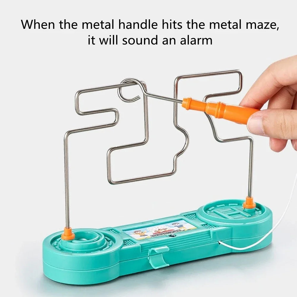 Kids Collision Electric Shock Toy Education Electric Touch Maze Game Party Funny Game Science Experiment Toys for Children Gift
