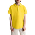 Polo Shirts Kids Basic Simple School Student Uniforms Class Uniforms Cultural Shirts Quick-Drying Turn-Down Collar for 6-11years