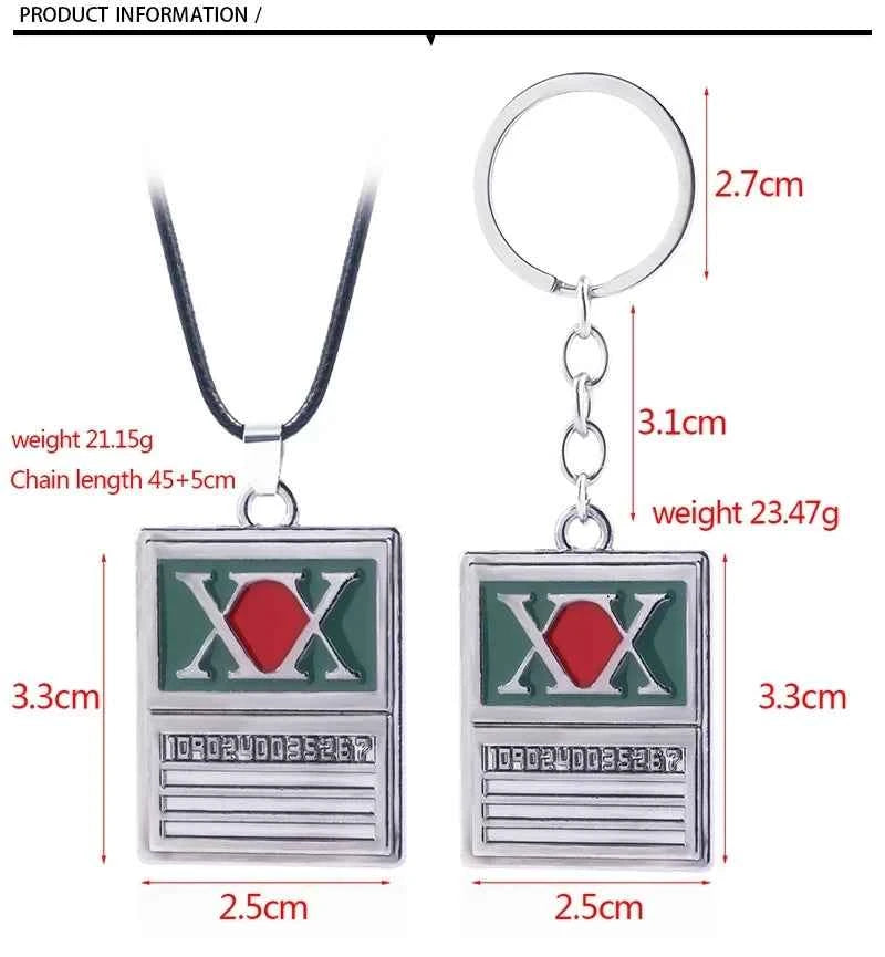 Anime Hunter x Hunter Keychain GON FREECSS License Pendant Key Chain for Women Men Car Keyring Jewelry Accessories