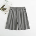 Men's Cotton Sleep Bottoms Plus Size 5XL Shorts Sleepwear Boxer Casual Lounge Wear Sleeping Short Pants Homewear Nightwear Homme