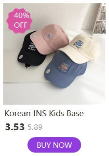 Summer Baby Baseball Hat Letter Embroidery Kids Peaked Cap for Boy Girl Solid Color Children Adjustable Sun Hats Gorras 아기모자