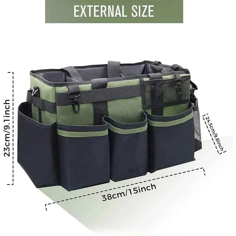 Oxford Cloth Cleaning Caddy Bag For Tools And Supplies