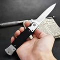 Portable sharp folding knife for outdoor use, stainless steel high-hardness tactical knife for the wild, self-defense knife