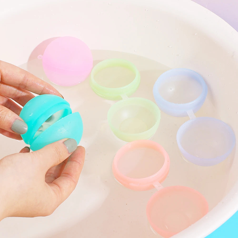 Reusable Water Balloons Toys Quick Fill Sealing Water Bomb for Summer Games Adults Outdoor Activities Toy Gifts