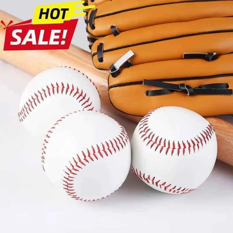 1PC Baseball No. 9 Softball Hardball Softball Craft Ball Sports Products White Safe Kids Men's Baseball sports Training Standard