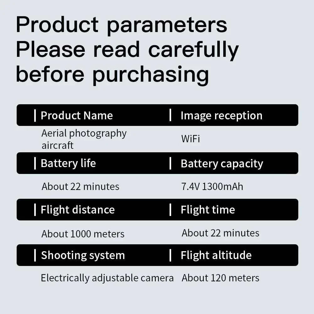 AE20 Drone Vocation GPS Return Lifting Airdrop 3km 25min Battery Voice broadcast Intelligent Positioning Remote Control Aircraft
