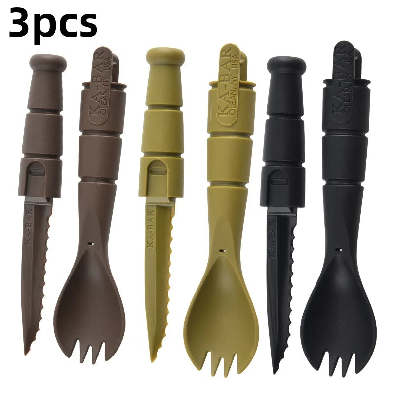 Outdoor small tools, tactical forks and spoons, EDC mini supplies, outdoor multi-functional tools