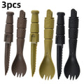 Outdoor small tools, tactical forks and spoons, EDC mini supplies, outdoor multi-functional tools