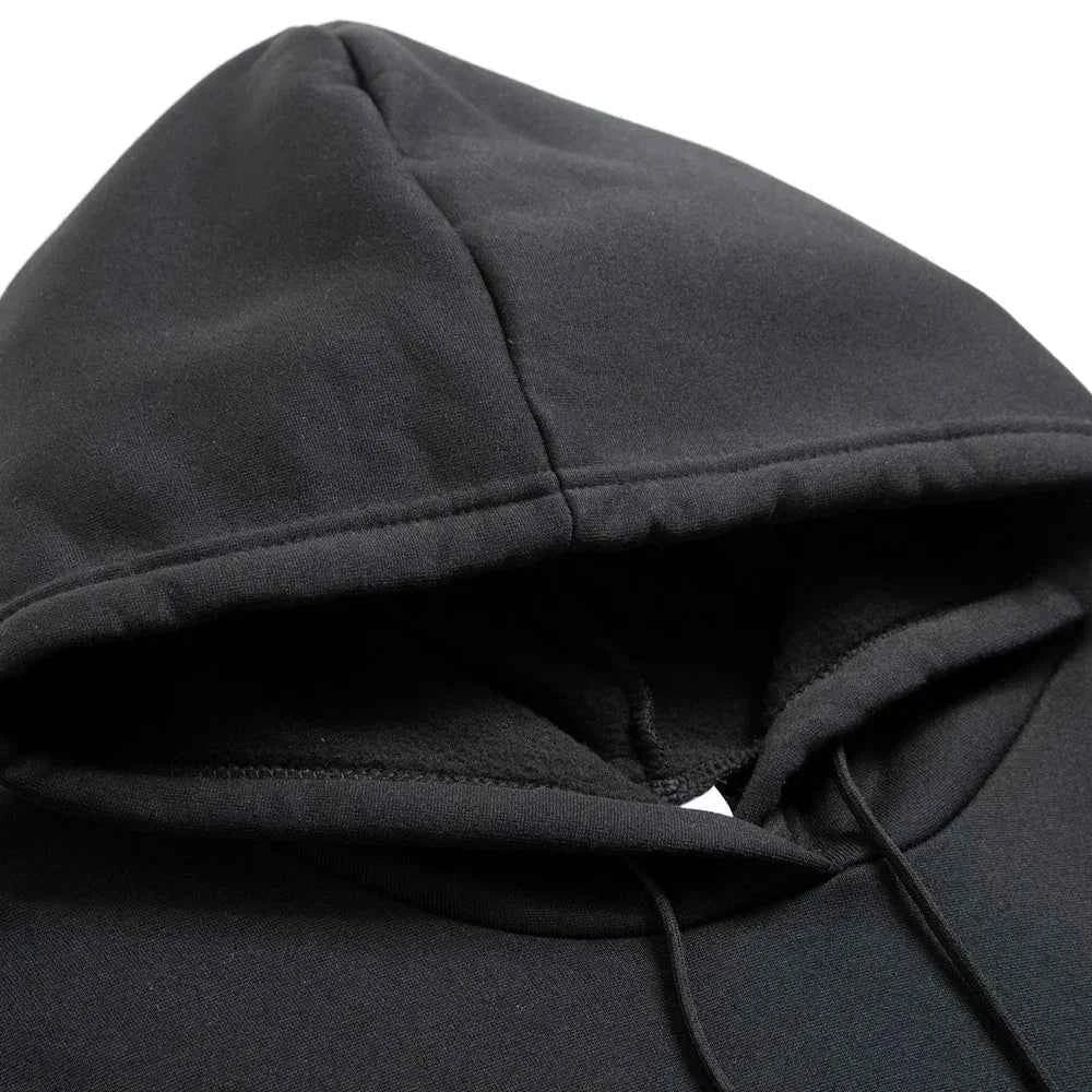 PARIS Letter Print Sweatshirt Suit Men's Fleece Hoodie Pants Set Spring Autumn Winter Warm Casual Sports Pullover Trousers Sets