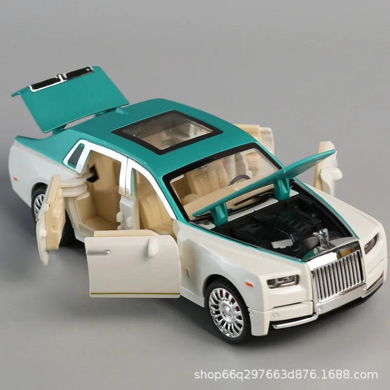 Kids Inertia Car Toy, Simulation Phantom Car Model with Door Opening, Sound & Light Music, Boys Early Educational Vehicle Gift