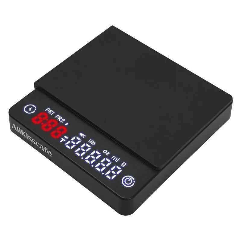 AliKisscafe Espresso Digital Scale With Timer Usb 3kg Electronic Precision Portable Barista Tool Kitchen Home Coffee Accessories