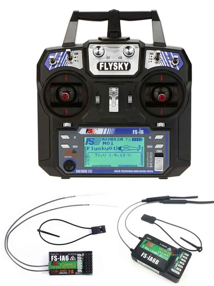 Flysky FS-i6 FS I6 2.4G 6ch RC Transmitter Controller FS-iA6 / FS-iA6B Receiver For RC Helicopter Plane Quadcopter Glider
