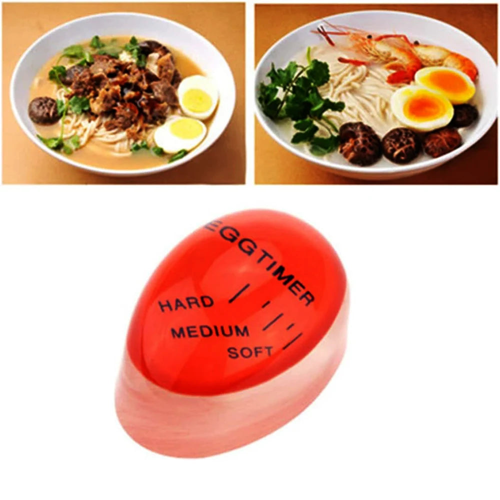 Egg Timer Color Changing Indicator Soft Medium and Hard Boiled Eggs Heat Sensitive Safe Durable Kitchen Aid Gift Home Use