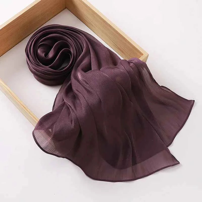 Premium Chiffon Hijabs For Woman Soft Long Turban Veil Scarves Muslim Hijab Shawls Islam Women Head Wraps Accessoires Ramadan