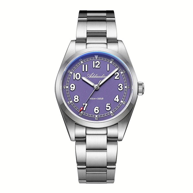 ADDIESDIVE Top Brand Mens Quartz Watch Sapphire Crystal  BGW9 Luminous Waterproof 100m Waterproof Vintage Watches NEW Ultra-thin