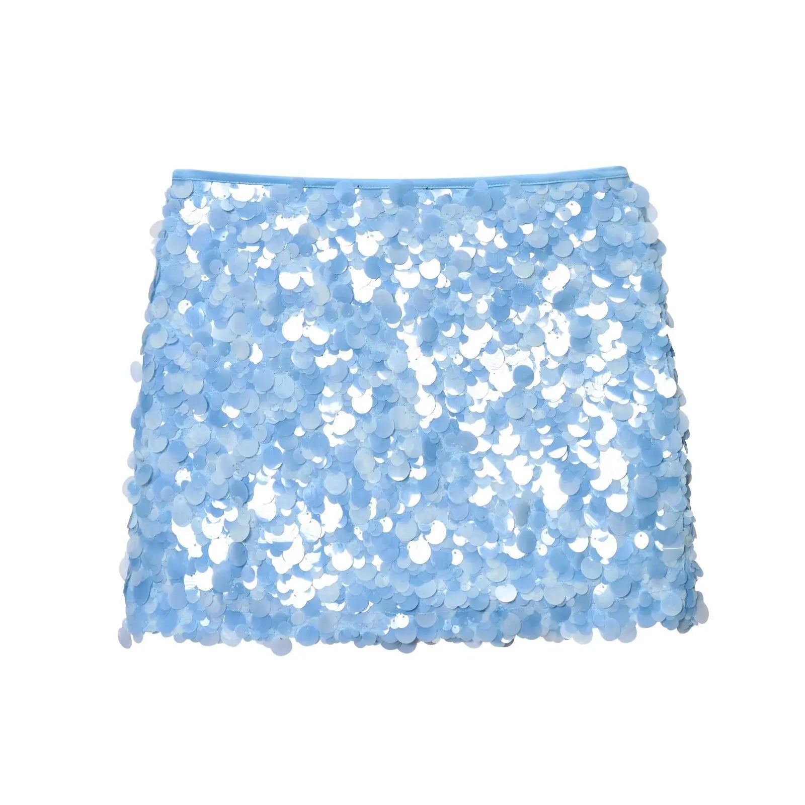 Sexy Woman Sequins Skirt High Waist Versatile Slim Mini Slim Skirts Zipper 2025 Summer Beach Style Women's New Skirt Y2K