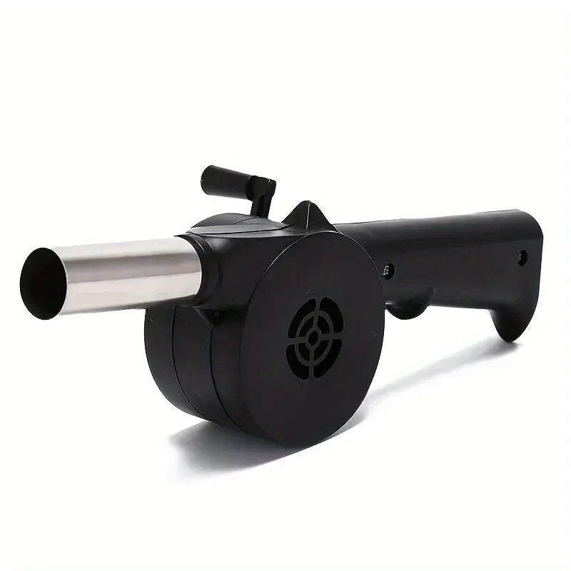 1pc Grill Manual Fan Hand Crank BBQ Fan Portable Barbeque Air Blower With Manual Handle BBQ Accessories