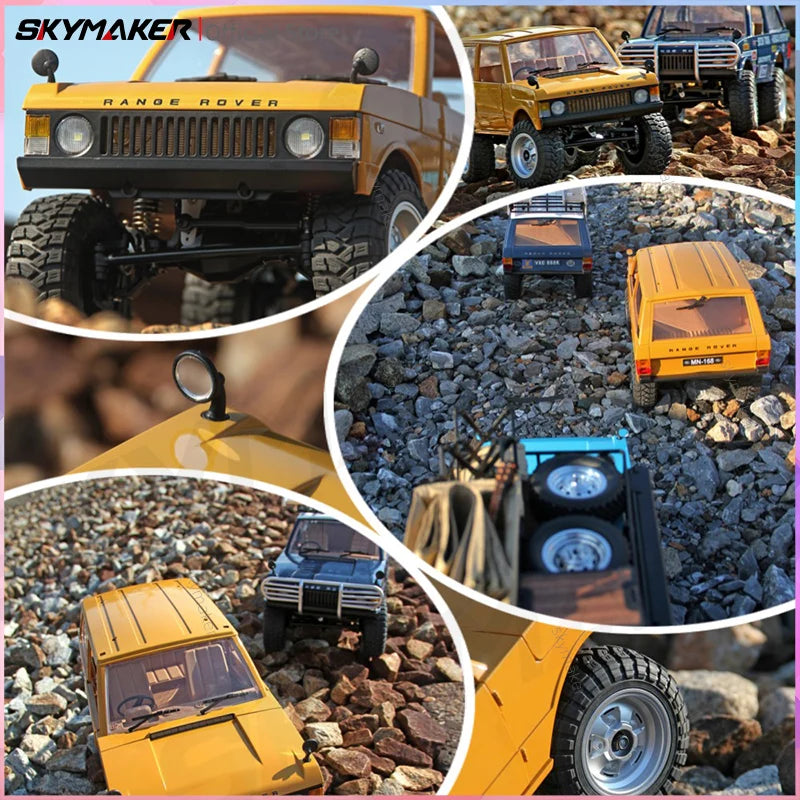 MN Model RC Car Mn168 1/12 Full Scale RTR 2.4G 4WD 280 Motor Proportional Off-Road Remote Control RC Truck Kids Toys Metal Parts