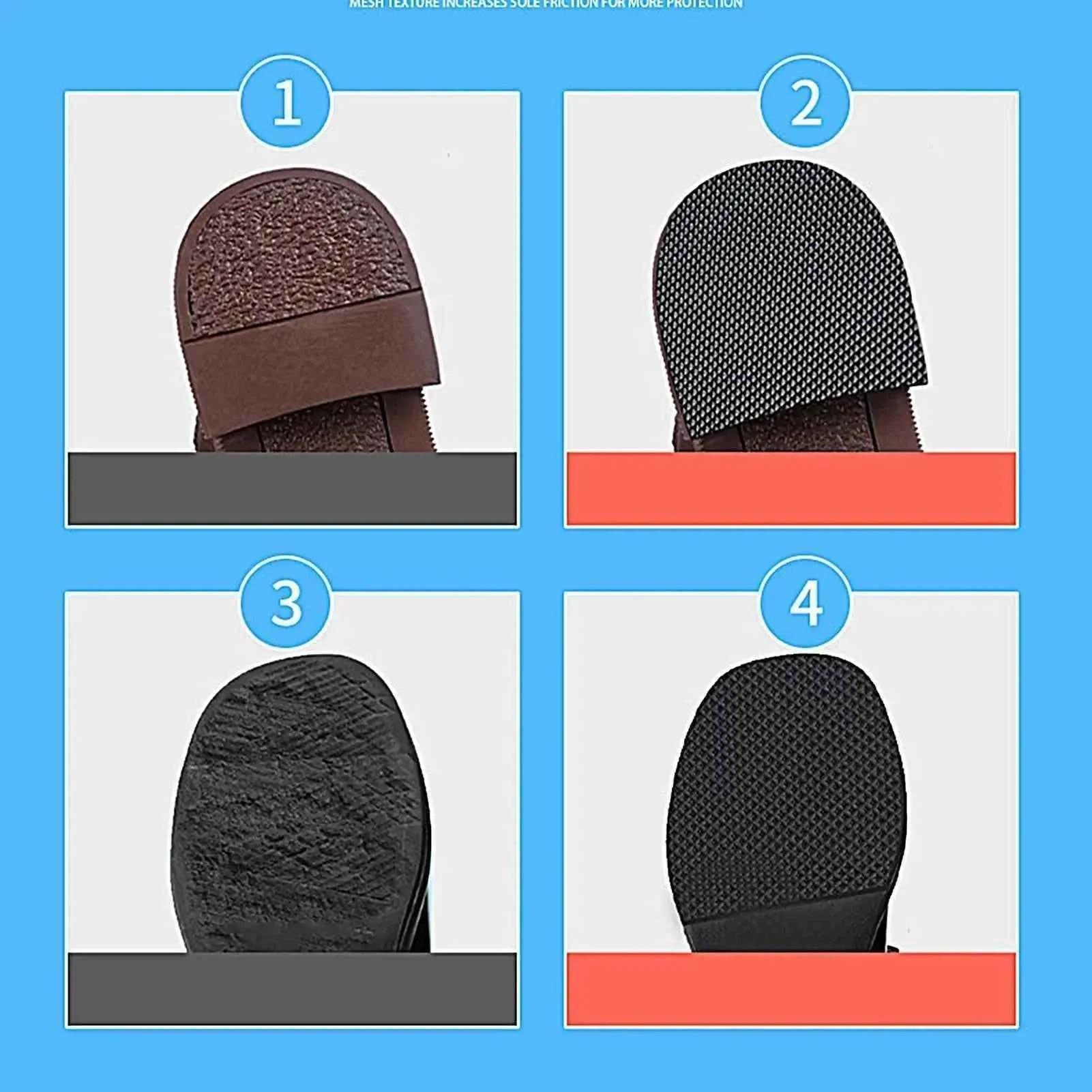 Anti Slip Shoe Grips Self-Adhesive Noise Reduction Tape Shoe Bottom Protector for Offices School Hospital High Heels Boots