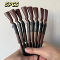 5pcs Unique Design Smooth Writing Gun Pen, Pen Gun, Writing Instrument,Office Supplies, Stylish Pen, Fun Stationer,Ballpoint Pen
