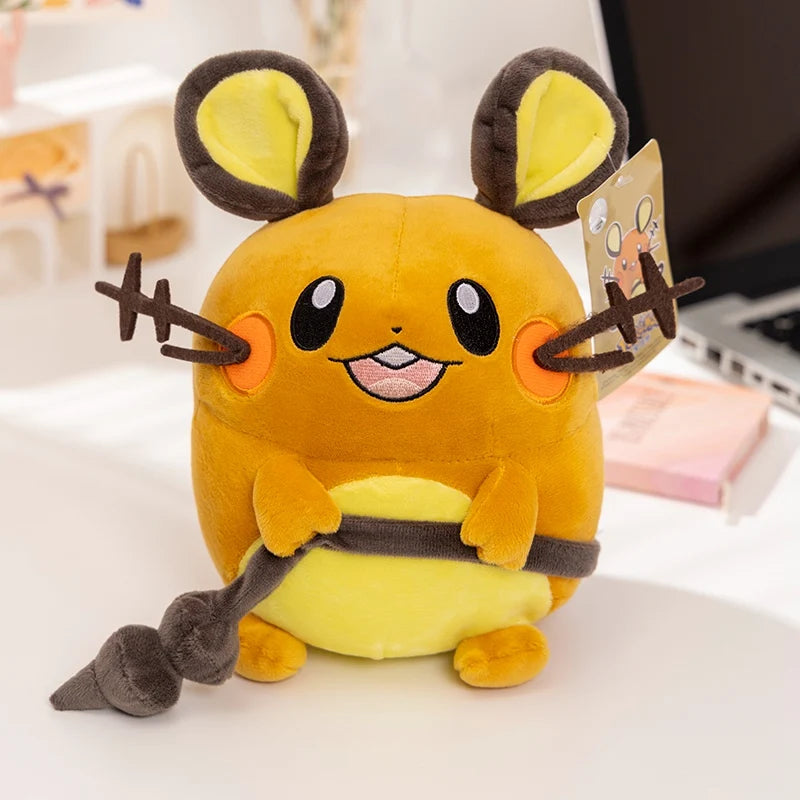 Genuine Pokemon Pikachu Stuffed Doll Cute Cartoon Anime Series Gengar  Eevee Stuffed Doll Kawaii Toys Hobbies Kids Birthday Gift