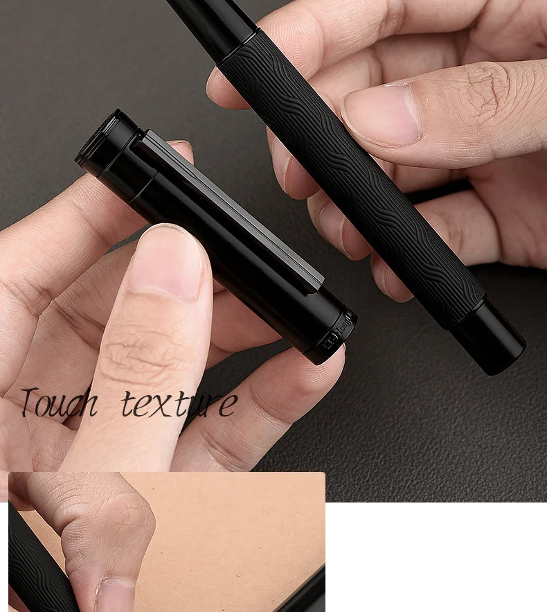 LT Hongdian 1861 Black Forest Pro Fountain Pen Iridium nib Custom engraving student professional